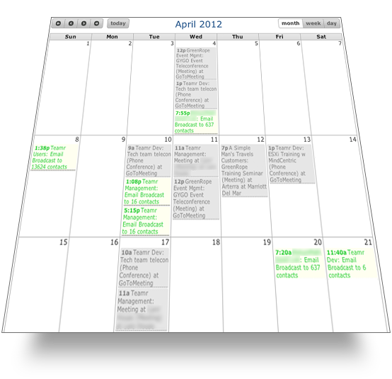 screen calendar